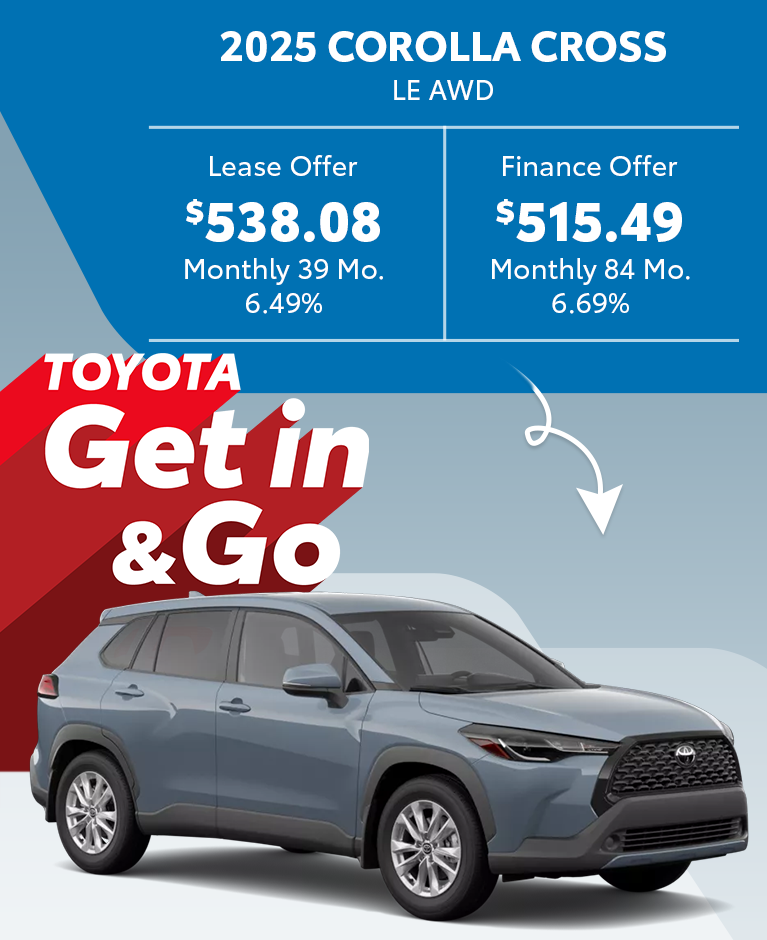 Get in & Go 2025 Toyota Corolla Cross LE AWD @ Pickering Toyota