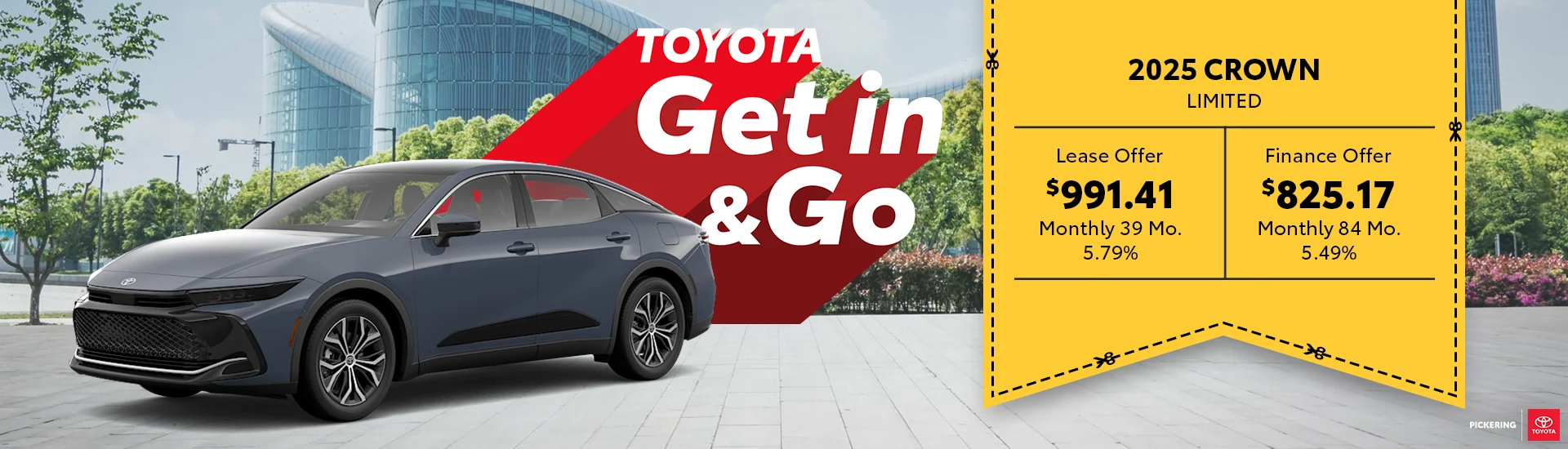 Get in & Go 2025 Crown Limited Deals @ Pickering Toyota