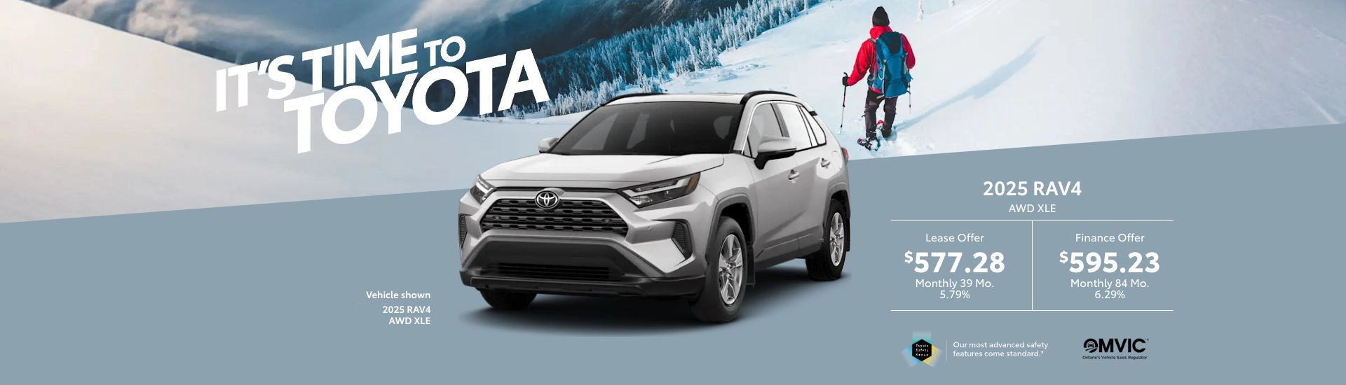 It's time to Toyota 2025 RAV4 XLE Deals @ Pickering Toyota