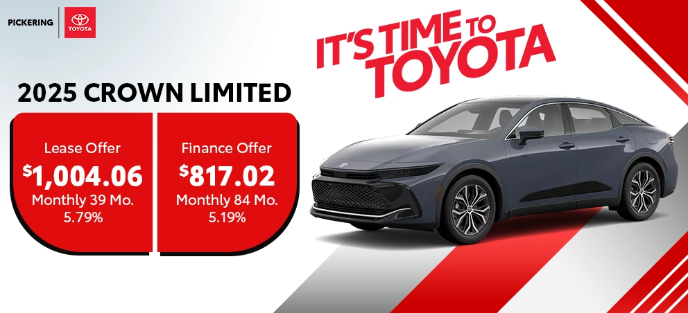 It's Time To Toyota 2025 Crown Limited Hybrid Deals @ Pickering Toyota
