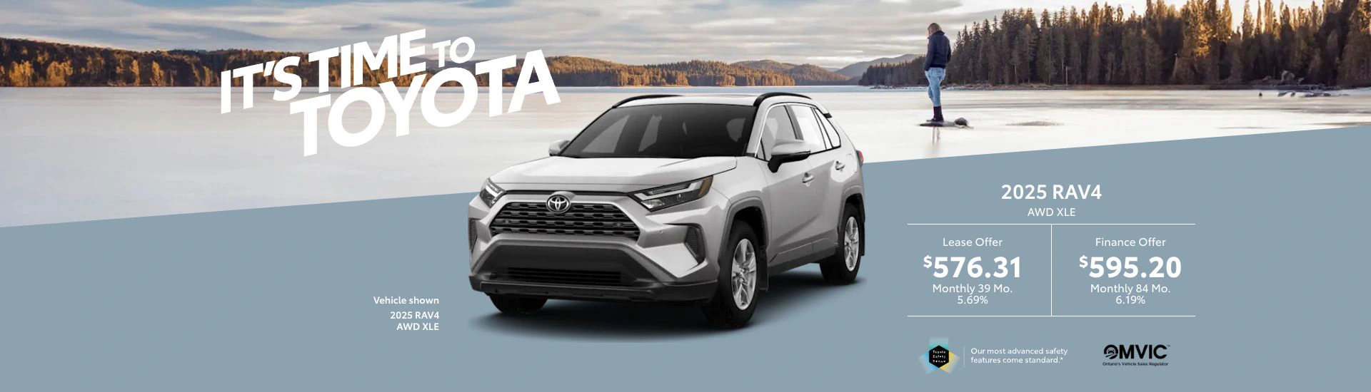 It's time to Toyota 2025 RAV4 XLE Deals @ Pickering Toyota