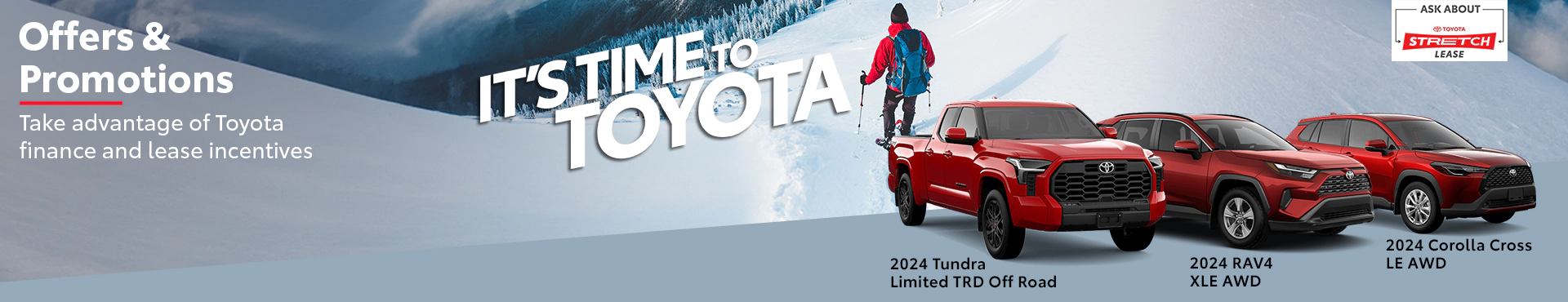 It's time to Toyota 2024 Toyota RAV4 AWD XLE Deals @ Pickering Toyota