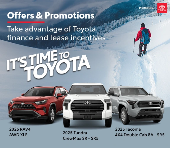 It's time to Toyota 2025 Toyota RAV4 AWD XLE Deals @ Pickering Toyota