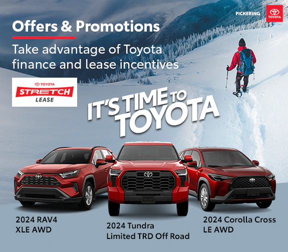 It's time to Toyota 2024 Toyota RAV4 AWD XLE Deals @ Pickering Toyota