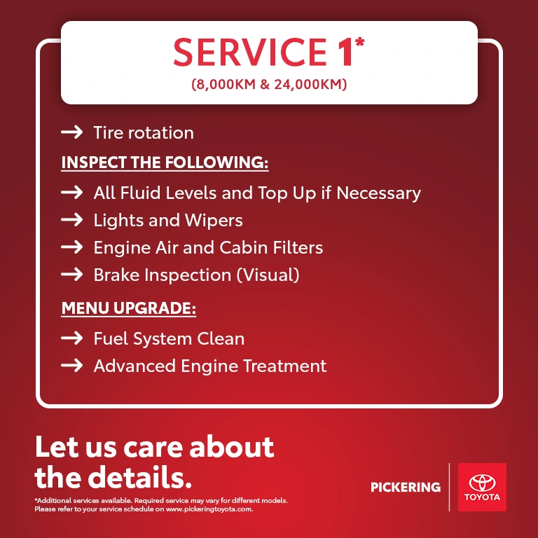 Service your Toyota Service 1