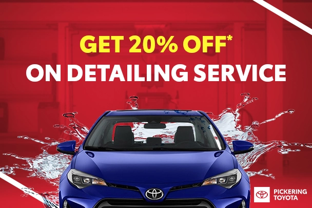Get 20 Off* on Detailing Service