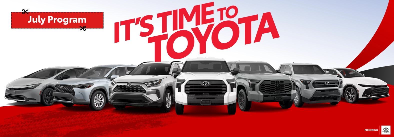 It's Time to Toyota - Toyota Canada's July 2025 Program
