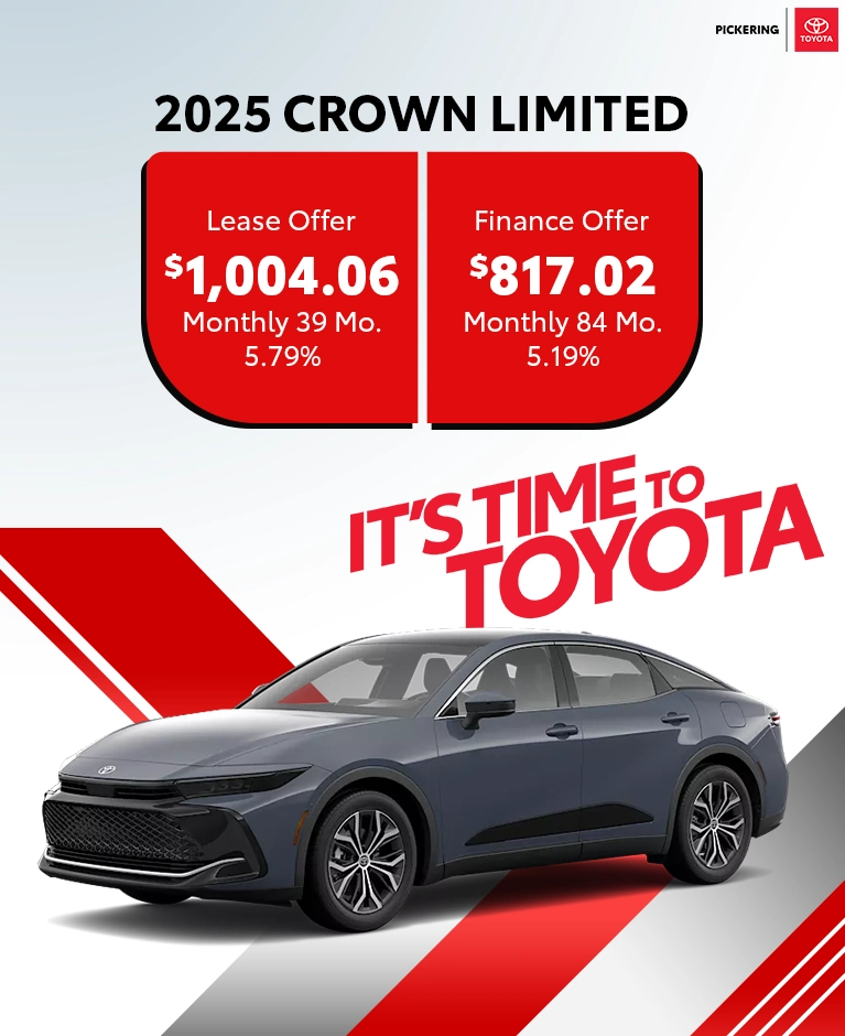 It's Time To Toyota 2025 Crown Limited Hybrid Deals @ Pickering Toyota