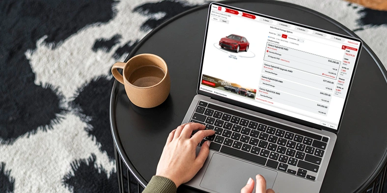 Build and Buy Your Toyota Online